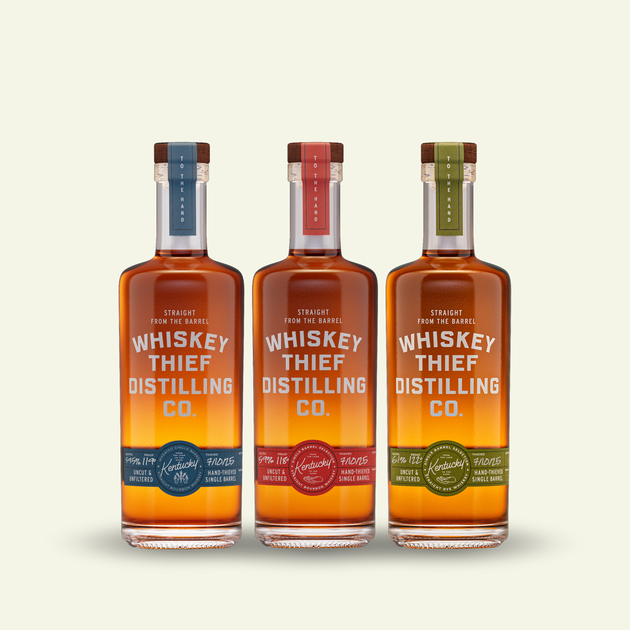 Whiskey Thief Bourbon, Rye & Wheat 375ml Bundle