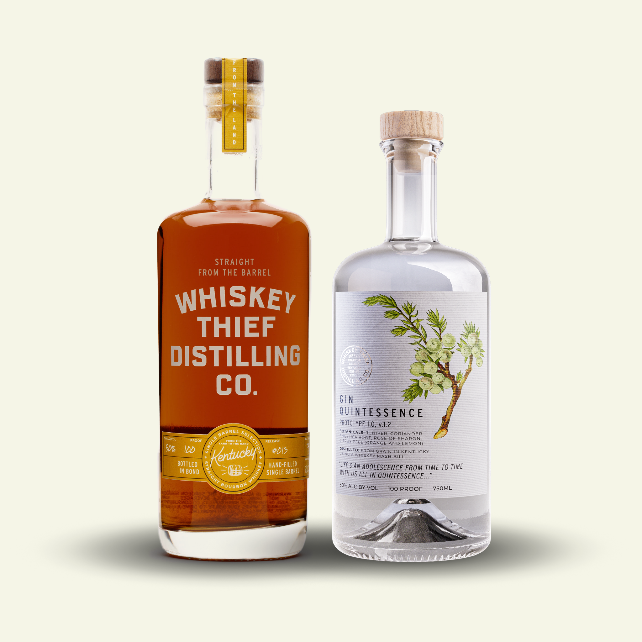 Whiskey Thief Gin and Bottled In Bond Bundle
