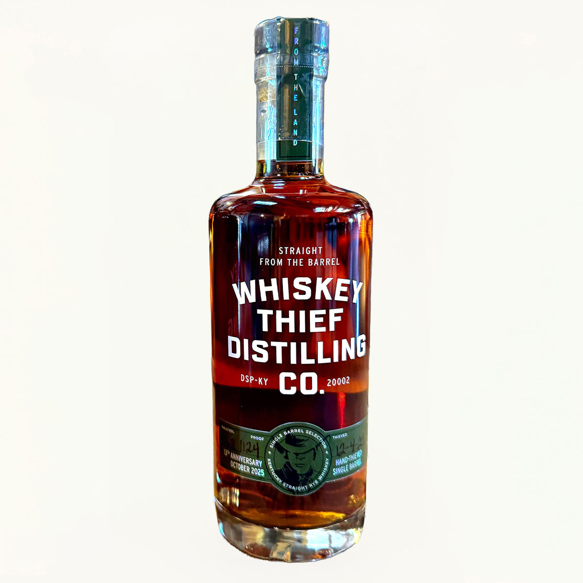 Whiskey Thief Single Barrel Rye Whiskey