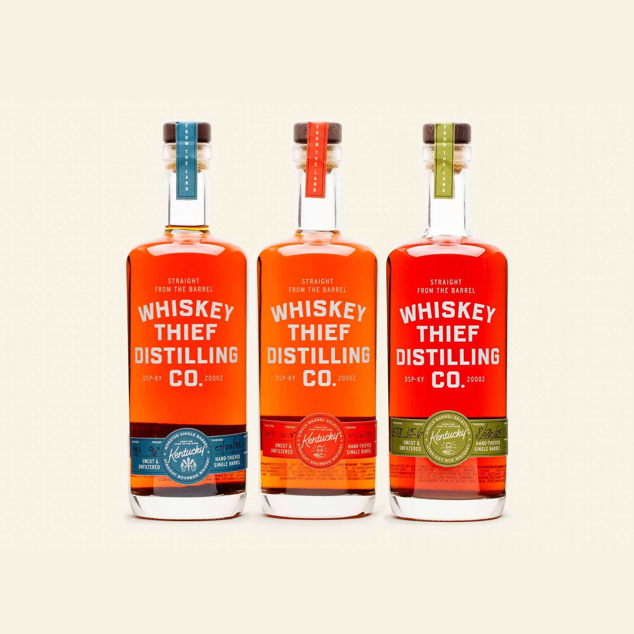 Whiskey Thief Bourbon, Rye & Wheat 375ml Bundle