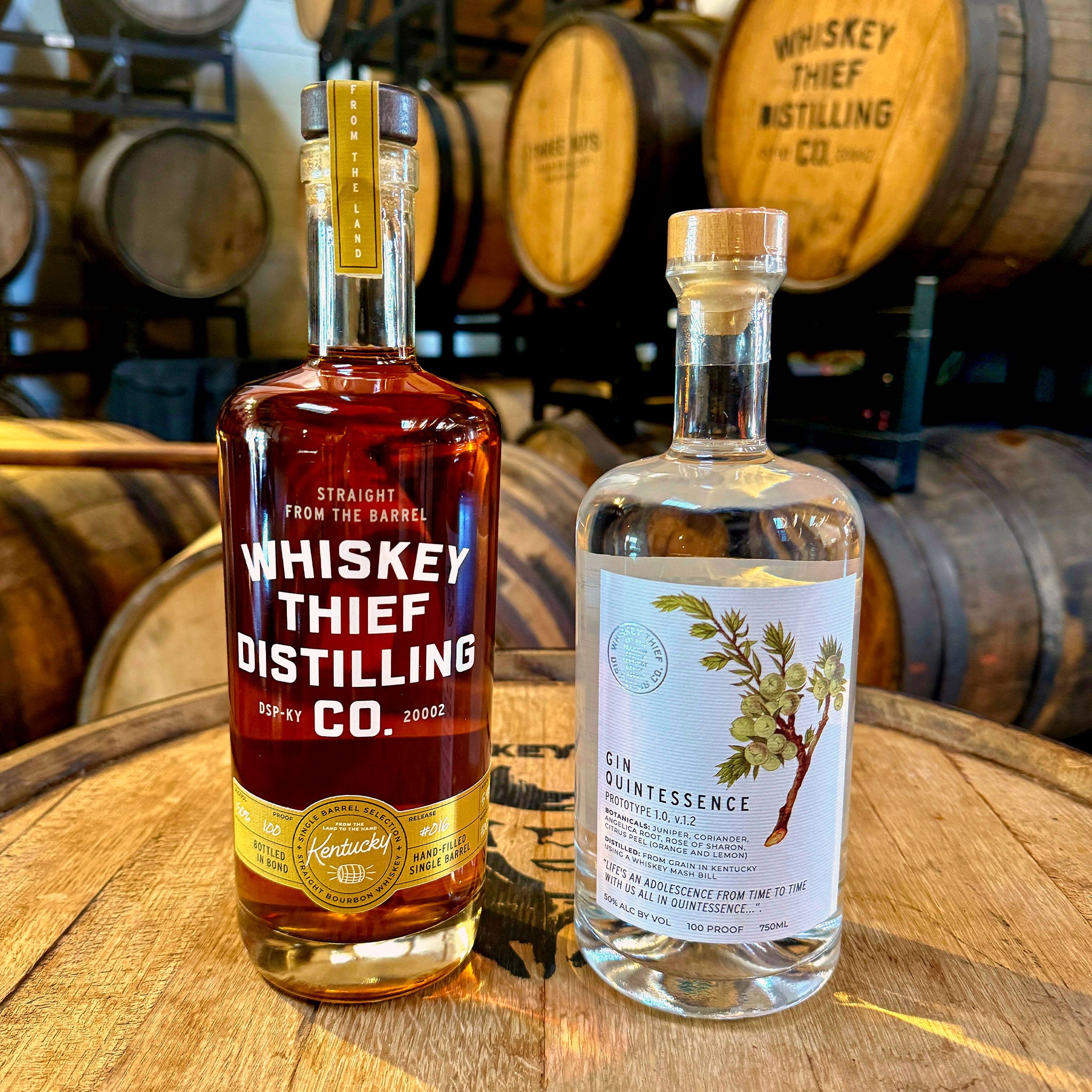 Whiskey Thief Gin and Bottled In Bond Bundle